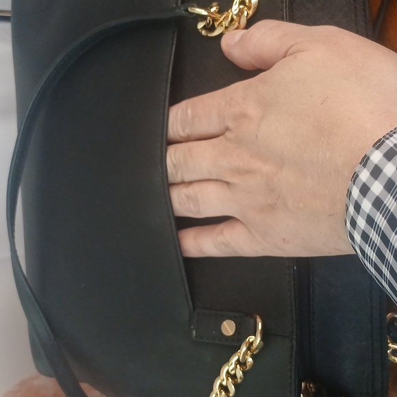 Authentic Michael Kors Black East West Jetset Collection Travel Tote 38S6XTCT3L - Picture 9 of 16